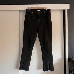 Abercrombie & Fitch Split Hem Straight Jeans Sz 32